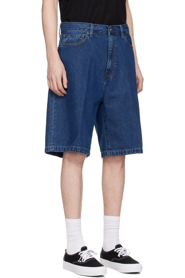 Carhartt Work In Progress Blue Landon Denim Shorts, photo 2 of 4 from SSENSE