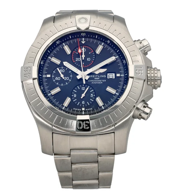 Breitling Avenger A13375 48mm Stainless Steel Watch from H&T