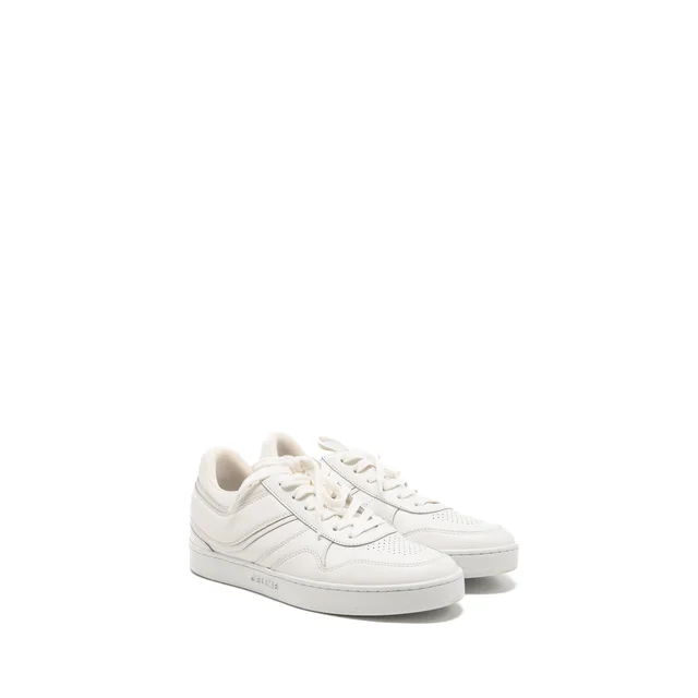 Celine Size 38 trainer low lace-up sneaker calfskin white in White Calfskin from EMIER