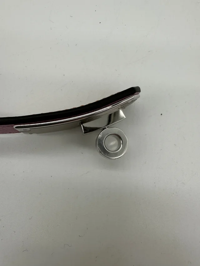 Hermès Kelly 18 Belt Mauve Sylvester Epsom Palladium Hardware in Epsom leather from Luxury Promise, photo 6 of 10