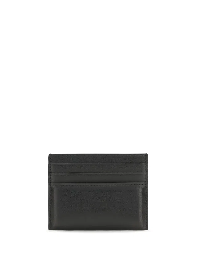 Givenchy Antigona Card Case — Black Calf Leather Bos Taurus Wallet in Black Calfskin from HEWI