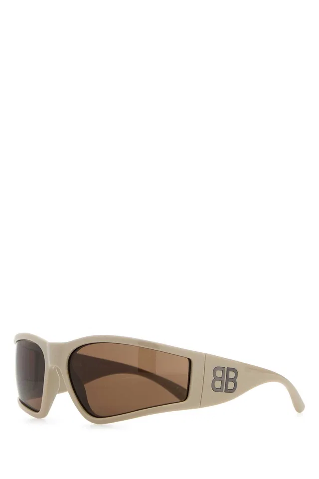 Balenciaga Sunset Acetate Sunglasses — Beige Exterior in Beige from HEWI