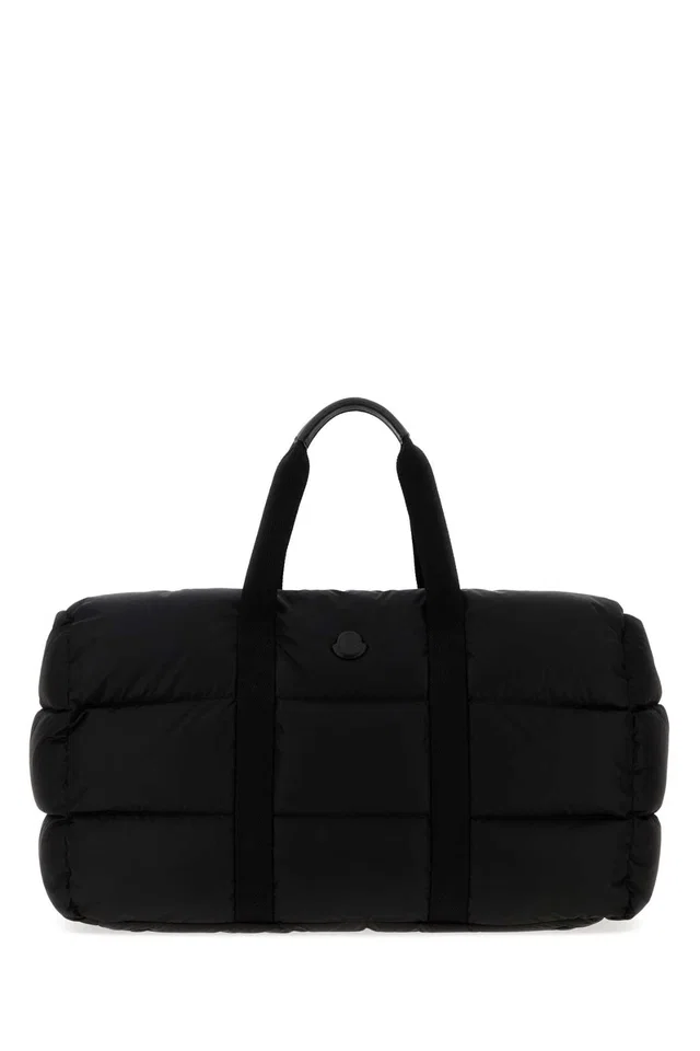 Moncler Duffle Bag — Black in Black Nylon from HEWI