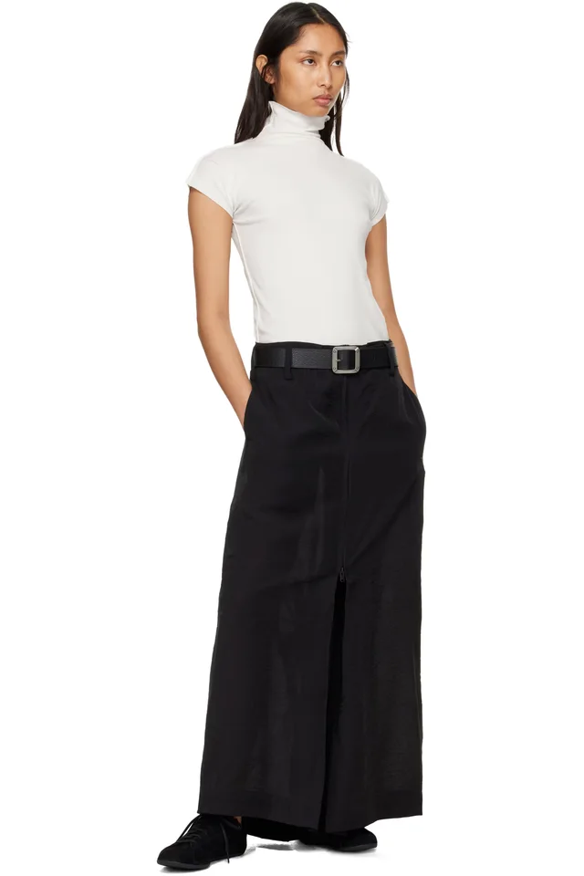 Y-3 Black UT Wide Lounge Pants, photo 4 of 4 from SSENSE