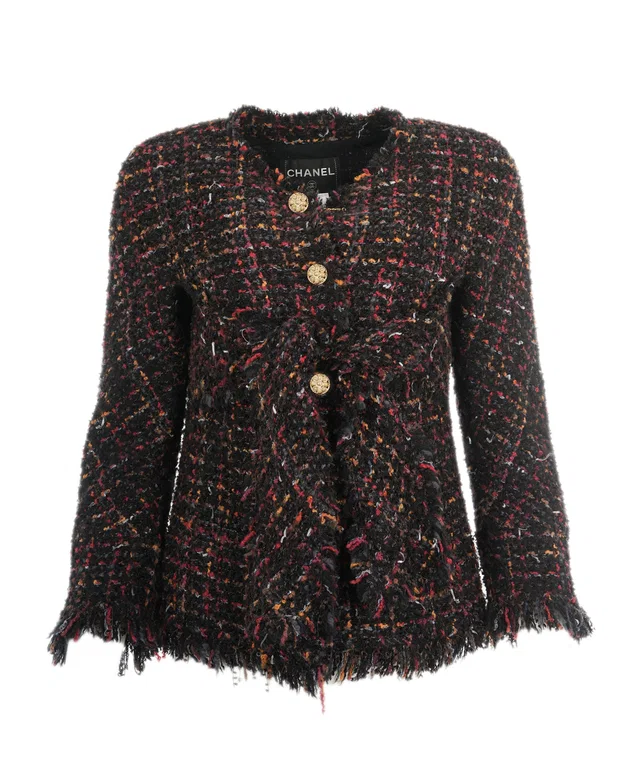 Chanel Black Tweed Blazer in Black Tweed from Luxury Promise