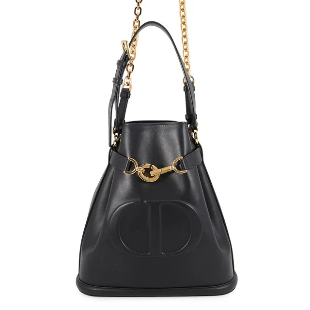 C'est Dior CD Embossed 2-Way Shoulder Bag BlackM2271UBHA_M900 Calf Leather Size Medium in Calfskin from GALLERY RARE