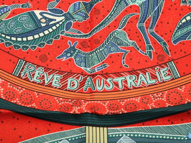 Hermès Rêve d’Australie Silk Scarf 90cm in Silk from Ann's Fabulous Finds, photo 3 of 6