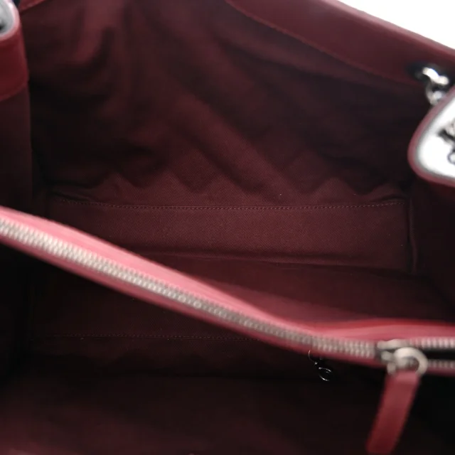 Chanel Caviar Quilted Large CC Accordion Shopping Bag Black in Black Caviar leather from FASHIONPHILE, photo 5 of 12