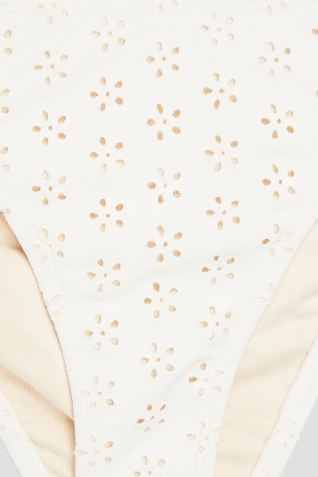 Peony Swimwear Recycled Broderie Anglaise Bikini Bottoms, photo 4 of 4 from THE OUTNET