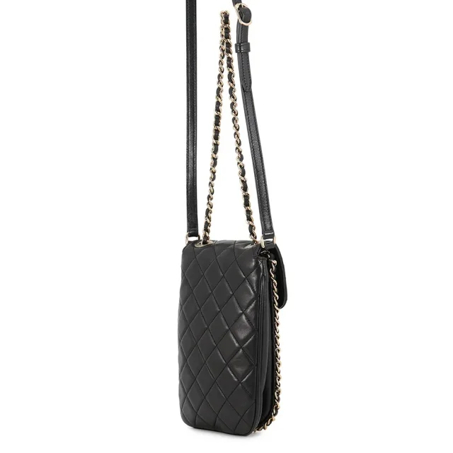 Chanel Matelasse phone case Black Lambskin in Black Lambskin from GALLERY RARE, photo 3 of 17