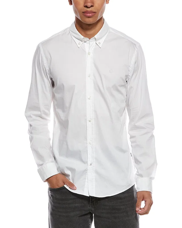 BOSS Hugo Boss Roan Solid Shirt, image 1 of 1 from Gilt