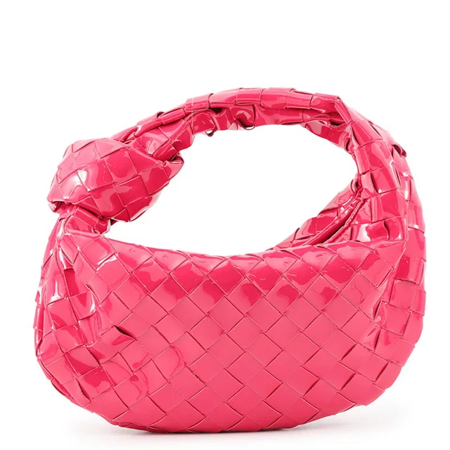 Bottega Veneta Mini Jodie Handbag Pink651876V1GG06431 Patent Leather in Patent leather from GALLERY RARE