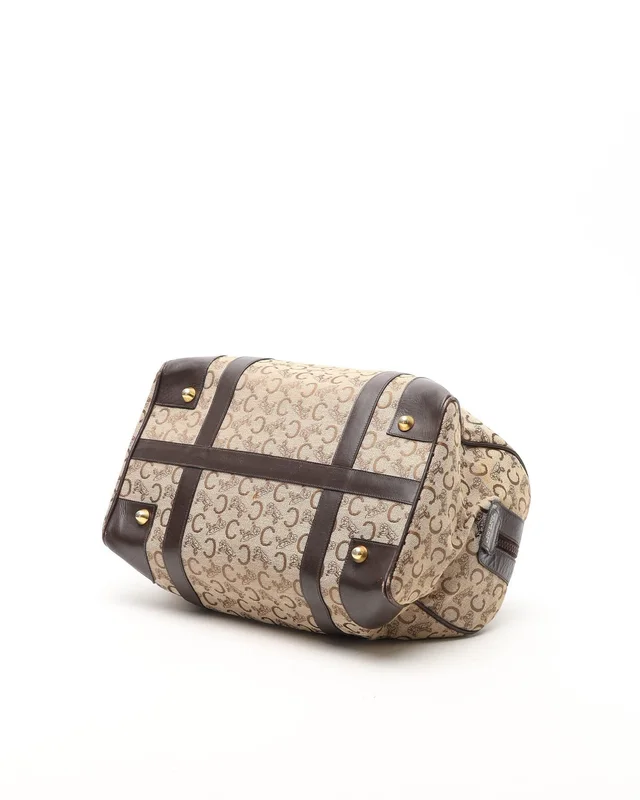 Celine Carriage Boston Bag in Canvas from A Retro Tale, photo 4 of 13