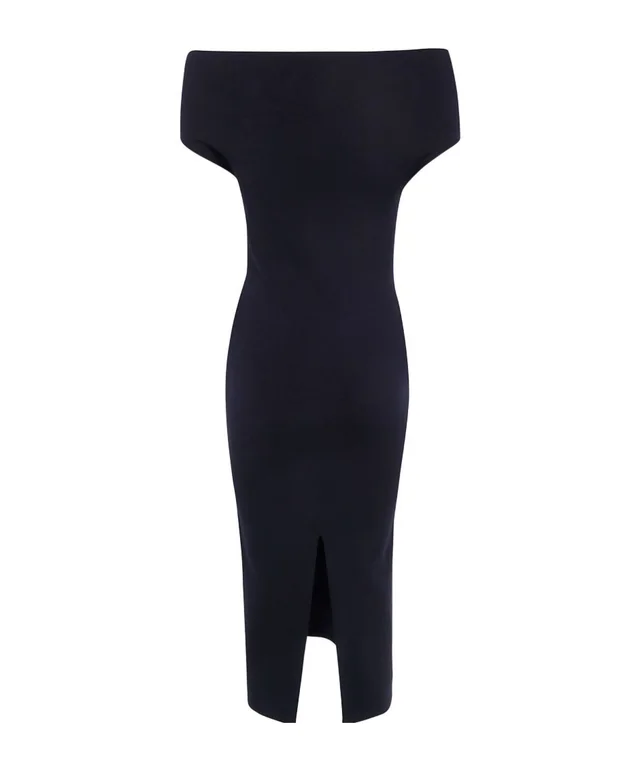 Alberta Ferretti cut-out off-the-shoulder midi dress, photo 2 of 3 from SENSER