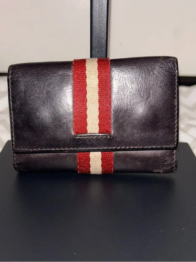 Bally 6-Ring Key Holder Case in black|red Canvas from Poshmark