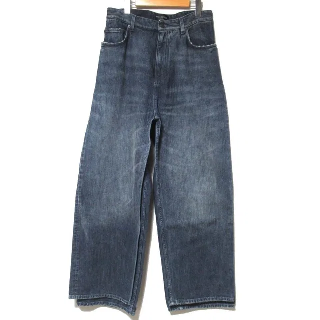 Balenciaga DOUBLE SIDE PANTS Denim Pants in Denim from LuxUness