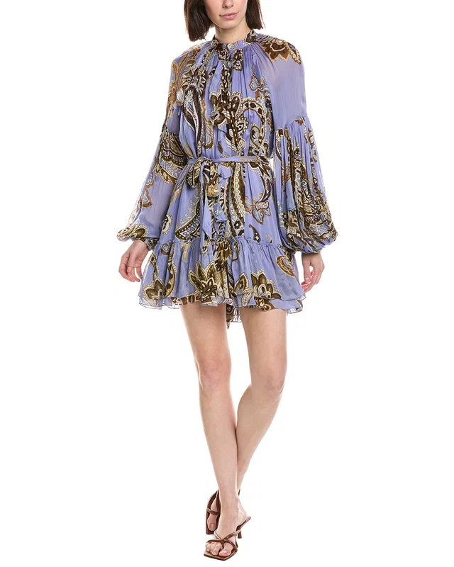 Hemant & Nandita Ruffle Mini Dress, image 1 of 1 from Rue La La