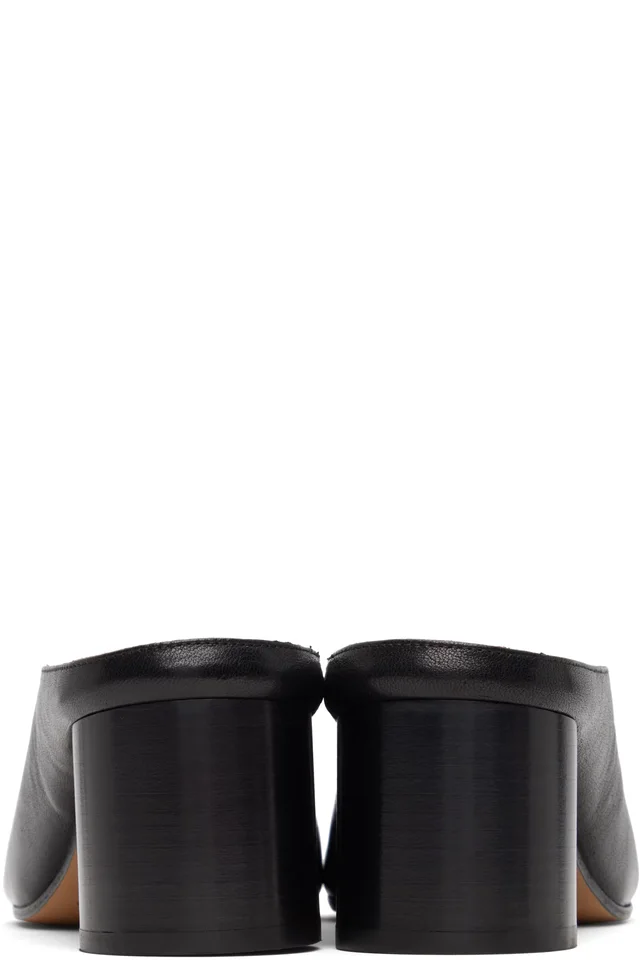 Maison Margiela Black Tabi Décolleté Mule Heels, photo 2 of 2 from SSENSE
