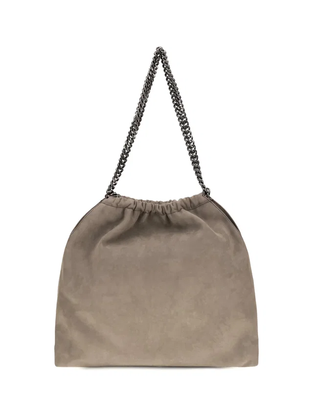 Stella McCartney Falabella Mini Shoulder Bag — Gray Polyester in Grey from HEWI