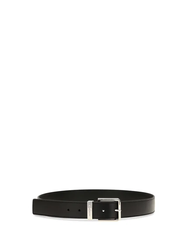 Givenchy Gentlemen Belt — Black Calf Leather in Black Calfskin from HEWI