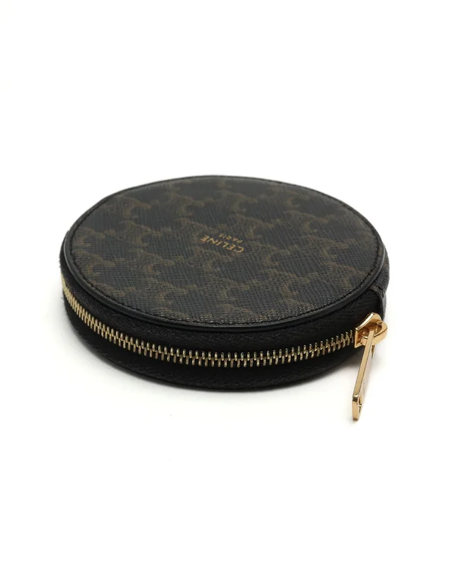 Celine Triomphe Coin Purse in Coated canvas from A Retro Tale, photo 3 of 4