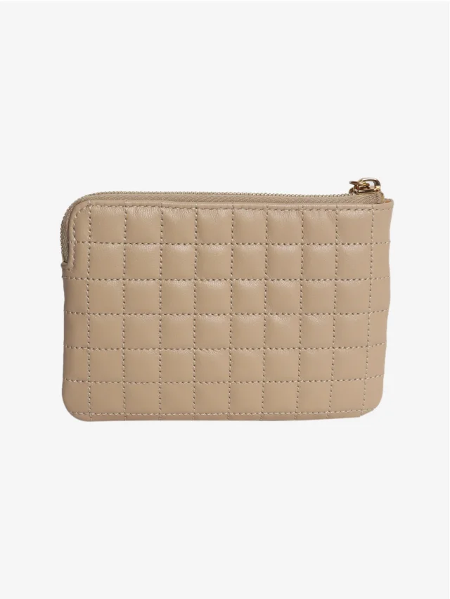 Celine Beige quilted leather card holder in Beige Leather from Sign of the Times, photo 2 of 4