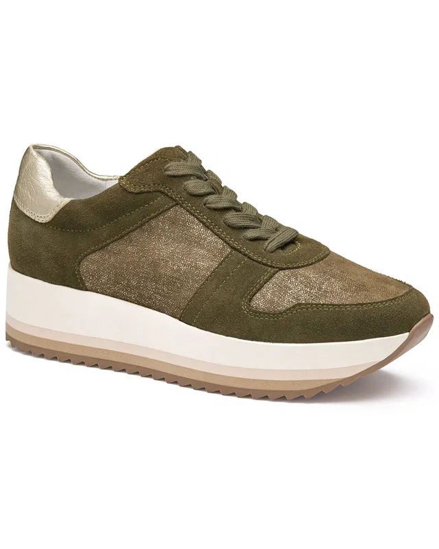 Johnston & Murphy Gracie Suede Sneaker, image 1 of 1 from Rue La La