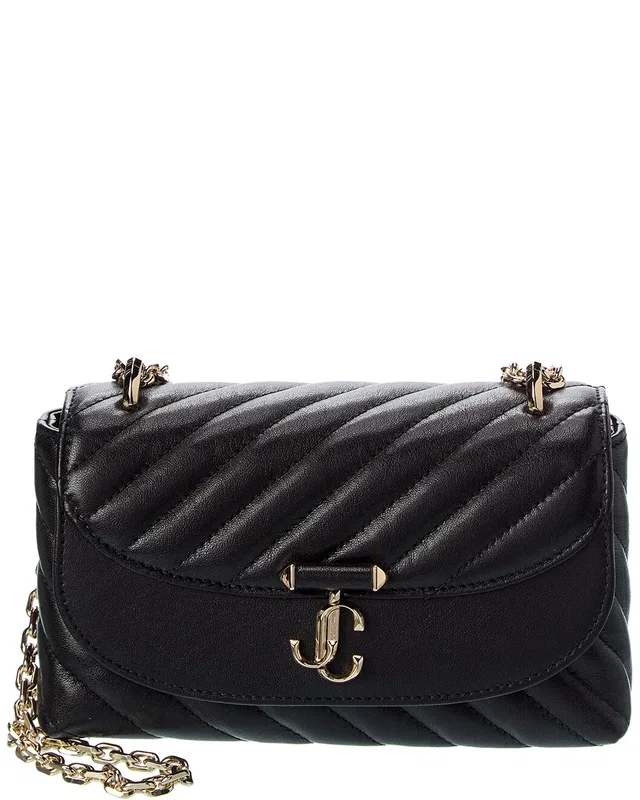 Jimmy Choo AVN Curve Small Leather Crossbody, image 1 of 1 from Rue La La