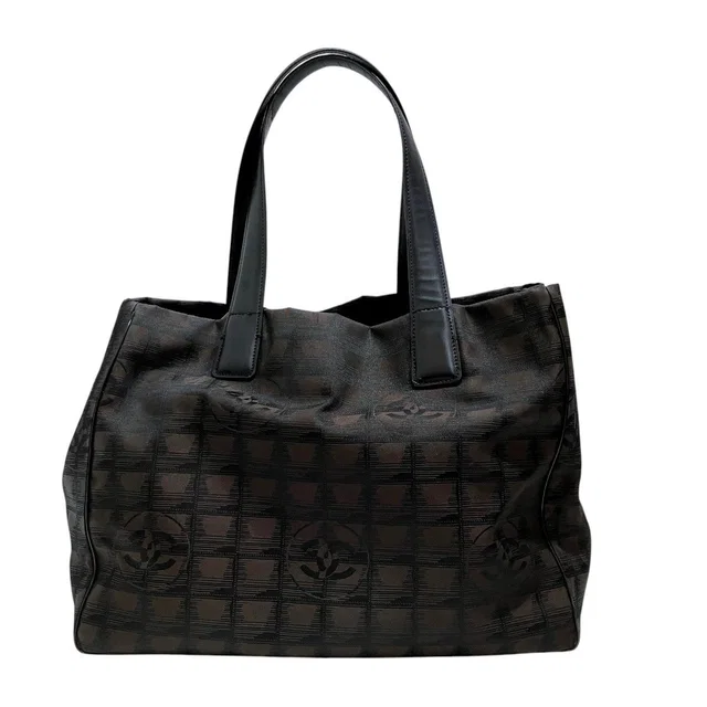 Chanel New Travel Line Tote Bag Nylon Leather in Nylon from The Reluxe