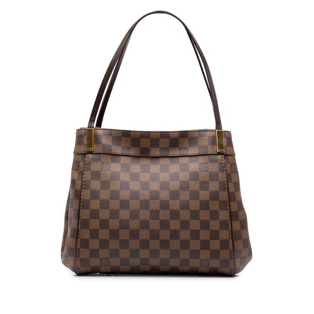 Brown Louis Vuitton Damier Ebene Marylebone PM Shoulder Bag in Brown Canvas from Designer Revival