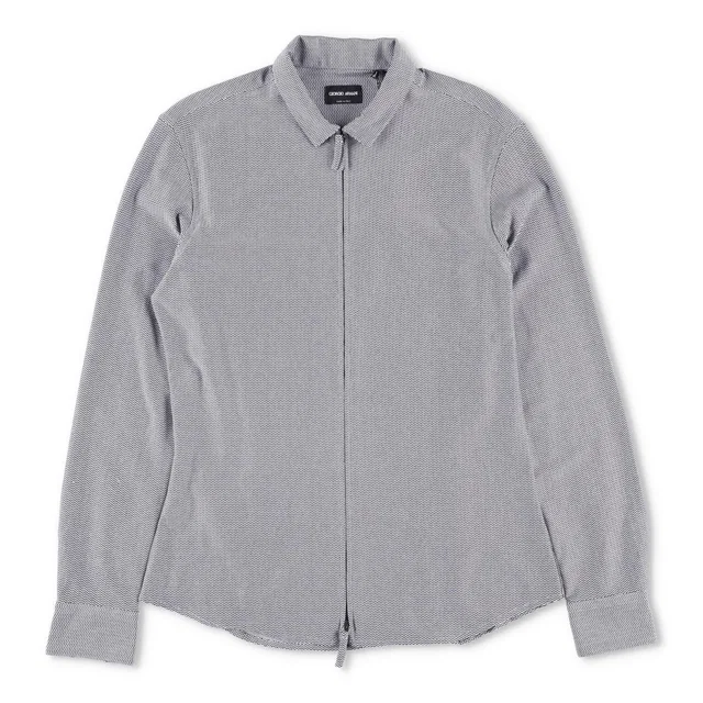 Giorgio Armani Slim-Fit Zip-Up Shirt from HEWI