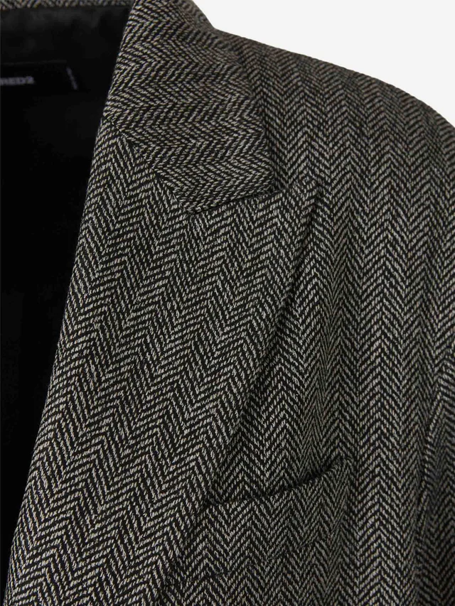 Dsquared2 herringbone-pattern blazer, photo 3 of 4 from SENSER