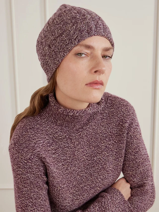 THE ELDER STATESMAN Pax ribbed cashmere beanie in Red, photo 2 of 2 from NET-A-PORTER (Canada)