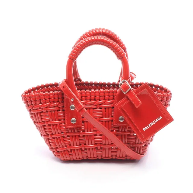 Balenciaga BISTRO XXS Enamel 2way Handbag from LuxUness