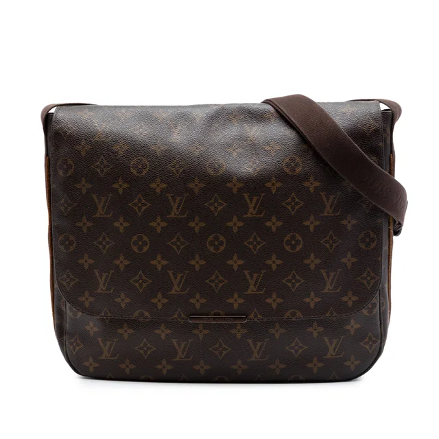 Brown Louis Vuitton Monogram Beaubourg Messenger MM Crossbody Bag in Brown Coated canvas from Designer Revival