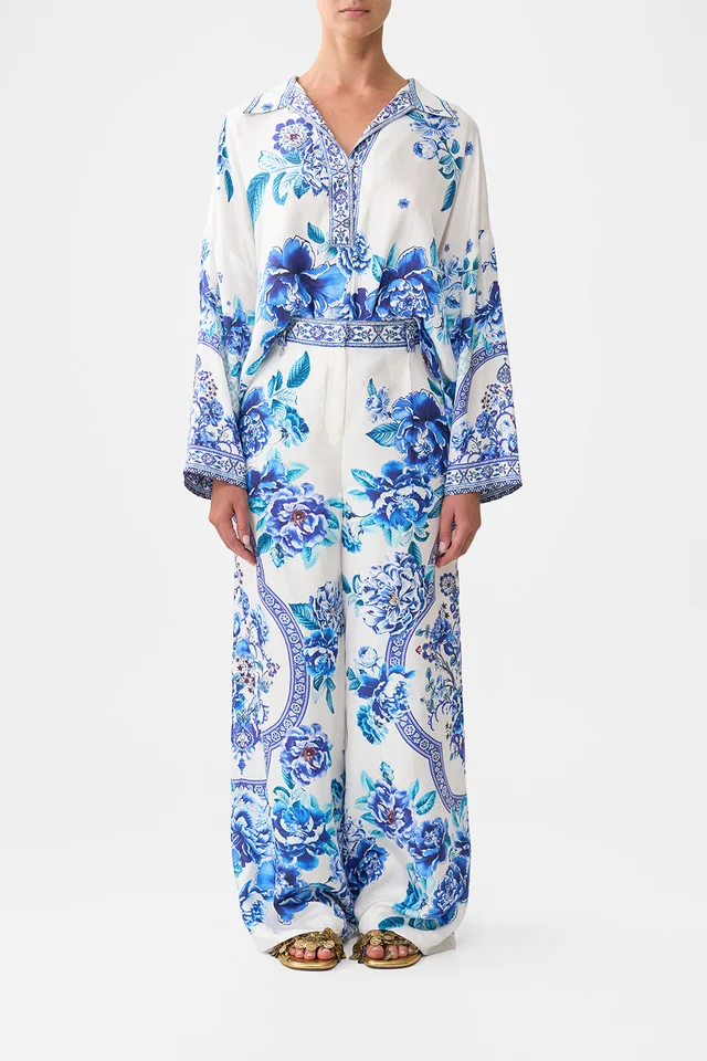 Camilla eBoutique WIDE LEG WAISTED PANT A CERAMIC GARDEN from CAMILLA, photo 1 of 1