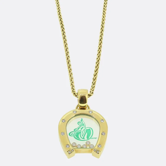 Chopard Diamond Horseshoe Pendant Necklace from The Vintage Jeweller