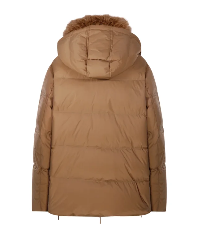 Yves Salomon Hooded Down Jacket, photo 3 of 3 from SENSER