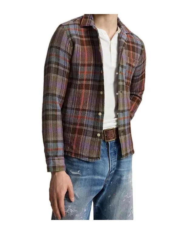 Polo Ralph Lauren plaid waffle shirt, photo 4 of 4 from SENSER