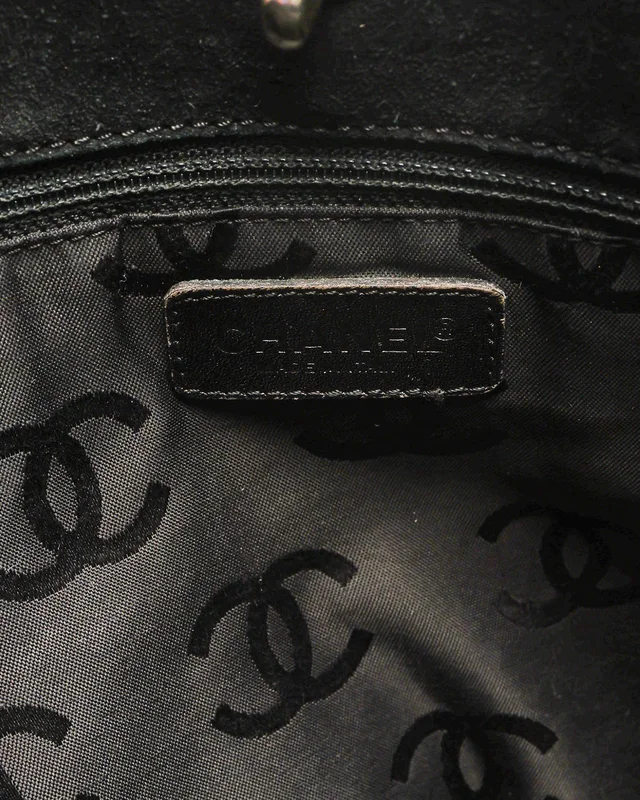 Chanel CC Quilted Suede Tote Bag in Suede from A Retro Tale, photo 9 of 11