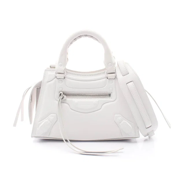 Balenciaga NEO CLASS CITY MINI Leather 2way Handbag in Leather from LuxUness