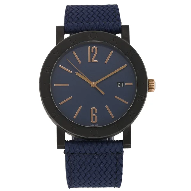Bvlgari BB 41 S 41mm DLC Stainless Steel Watch from H&T