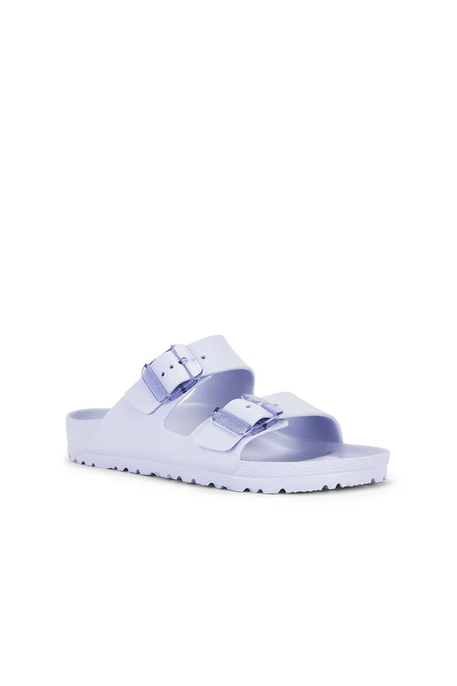 BIRKENSTOCK Arizona EVA Stealth Buckle Sandal in Purple Fog, photo 2 of 5 from REVOLVE (Canada)