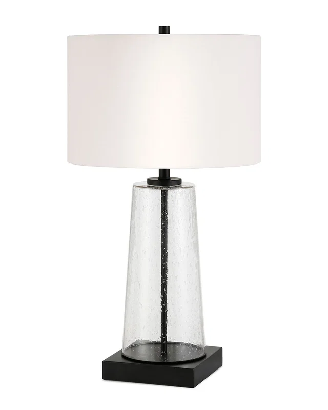 Abraham + Ivy Dax Tapered Seeded Glass Table Lamp, image 1 of 1 from Rue La La