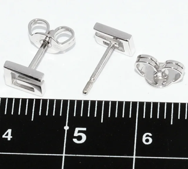 Gucci G Logo Au750 White Gold Earrings in Silver 18K White Gold (Au750) from LuxUness, photo 2 of 3