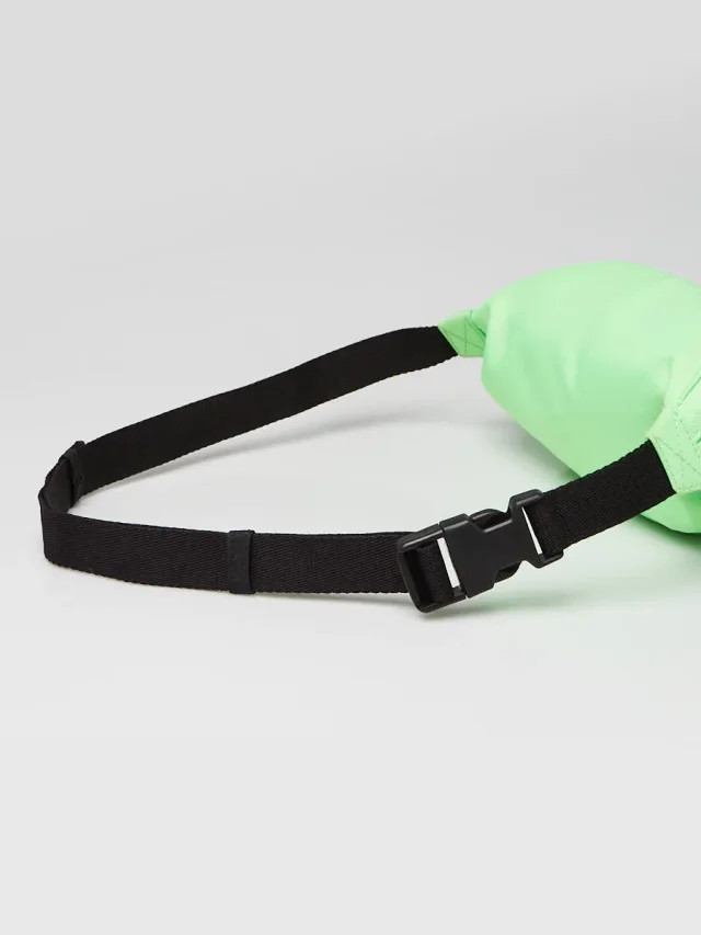Balenciaga Verde Fluo Recycled Nylon Logo Embroidered Wheel Belt Bag in Nylon from Yoogis, photo 9 of 13