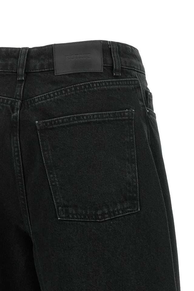 ROTATE Draped Barrel Leg Denim Jeans, photo 4 of 5 from SENSER