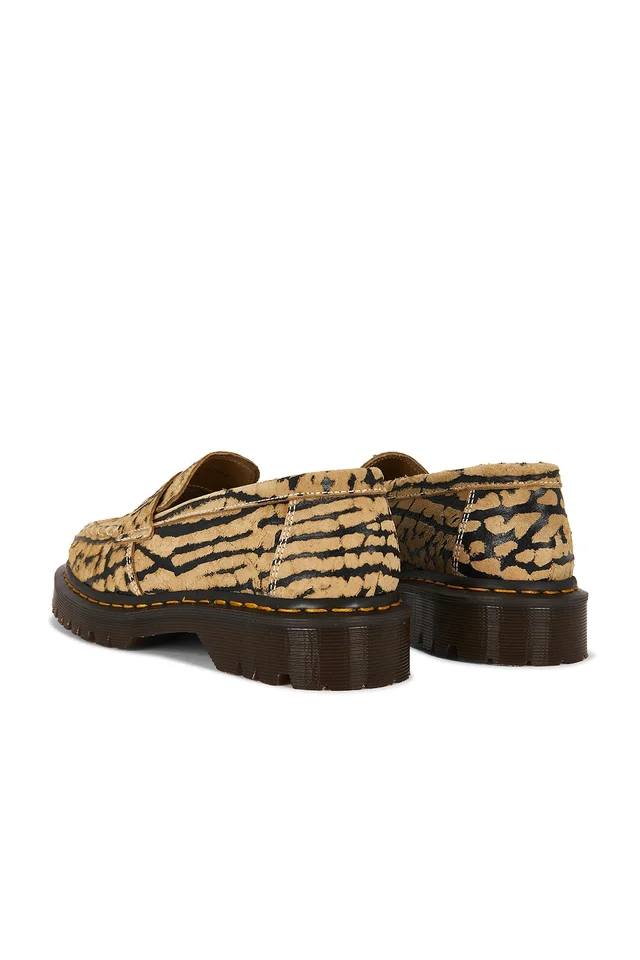 Dr. Martens Wild Mohwalk Refined Loafer in Teak & Black, photo 4 of 7 from REVOLVE (Canada)