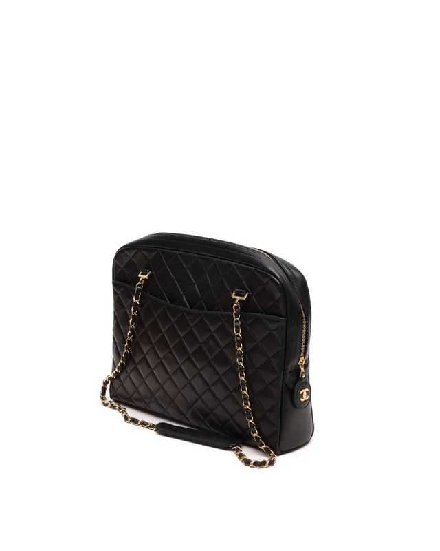 Chanel CC Quilted Tote Bag in Leather from A Retro Tale, photo 2 of 2
