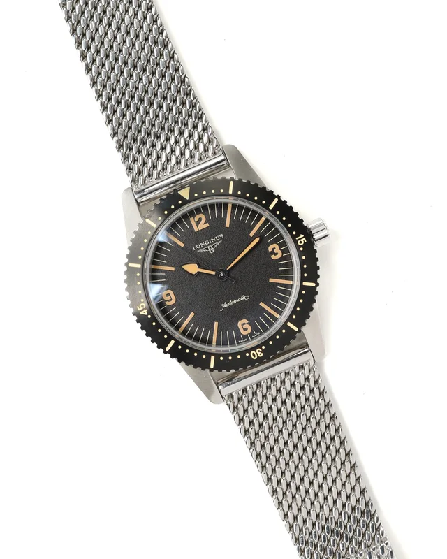 Longines Skin Diver Ref L2.822.4.56.6 Full Set Watch from A Retro Tale